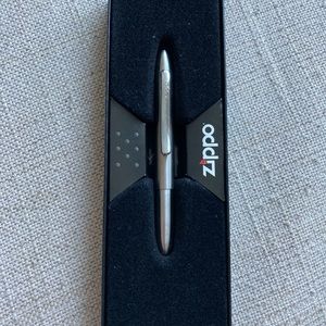 Zippo Ballpoint Pen New in Box, Silver Tone, Original, Small, Gift,USA Made NWOT